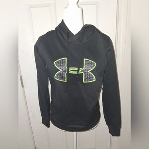 Under Armour Women's Black Fleece Lined Semi-Fitted Hoodie Size XS